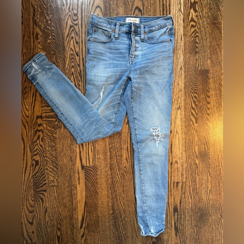 Madewell high rise skinny jeans